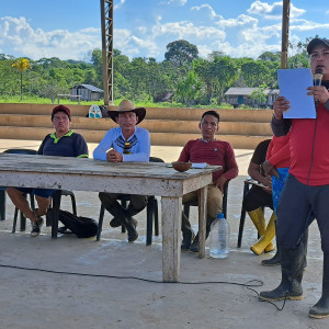 Socialización del convenio para el lastrado de la via Verde Sumaco